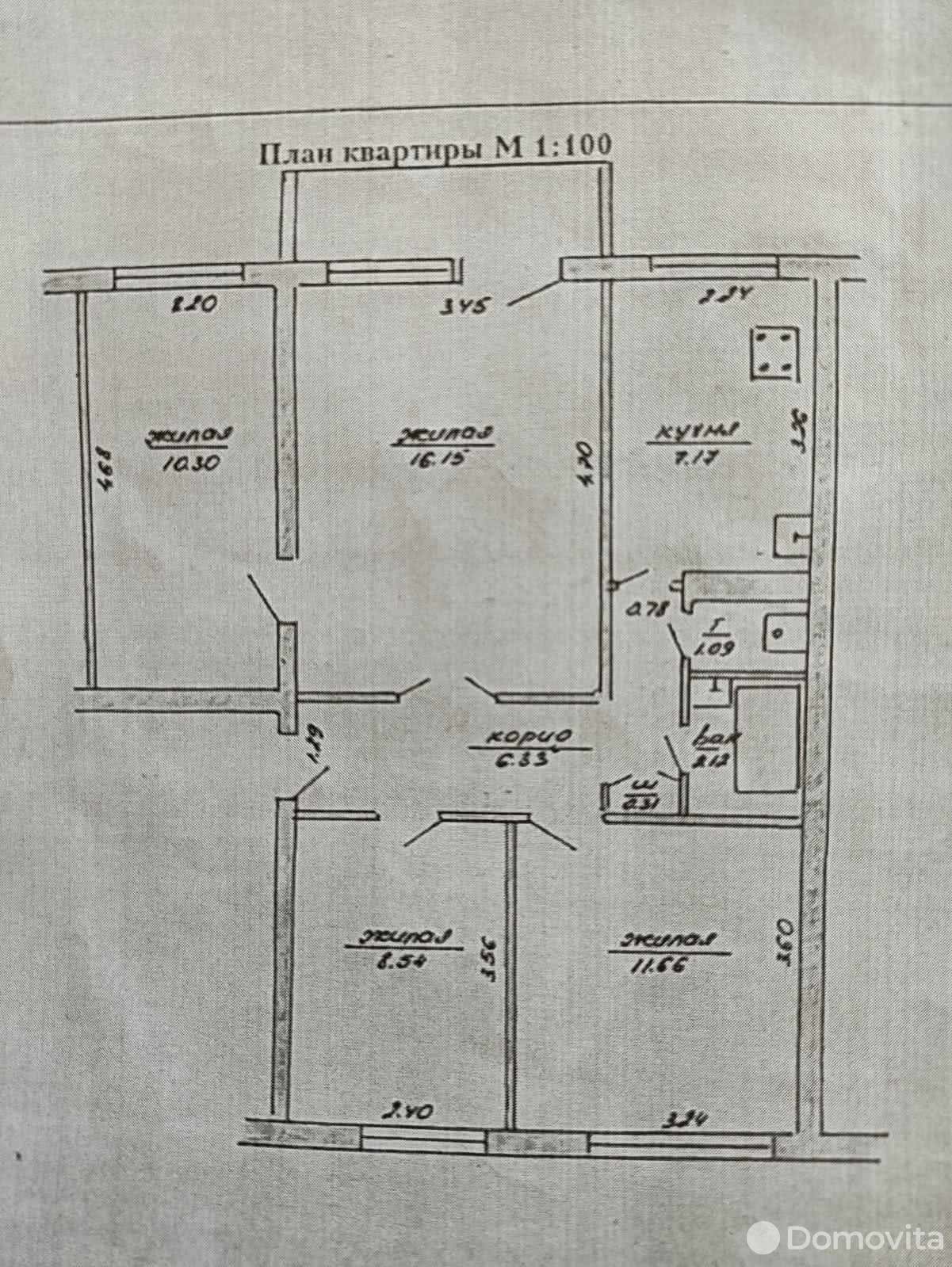 Цена продажи квартиры, Городок, ул. Гагарина