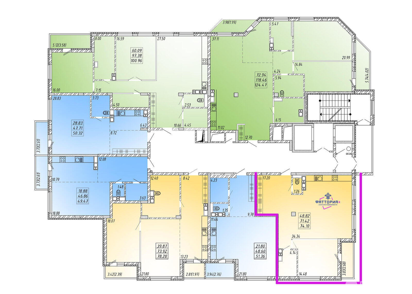 Купить 2-комнатную квартиру в Минске, пер. Горный, д. 8, 132770 USD, код: 803673 - фото 2