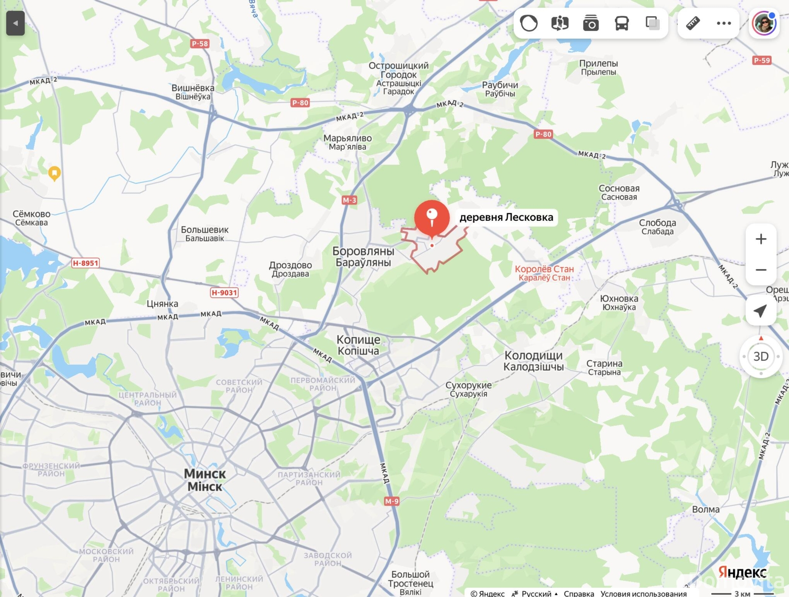 купить коттедж, Лесковка,