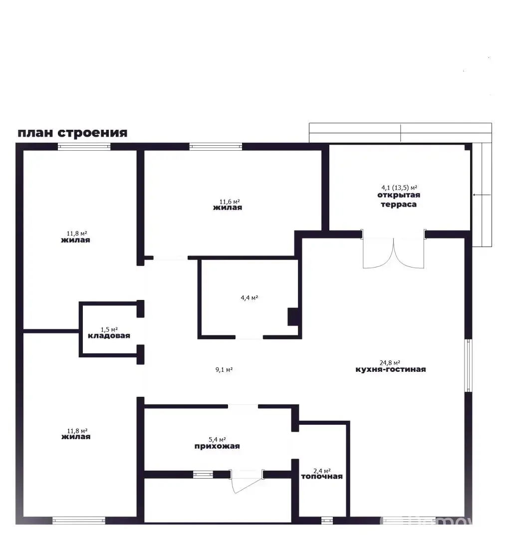Продажа 1-этажной дачи в Вектор-2012 Минская область, 142500USD, код 184786 - фото 35