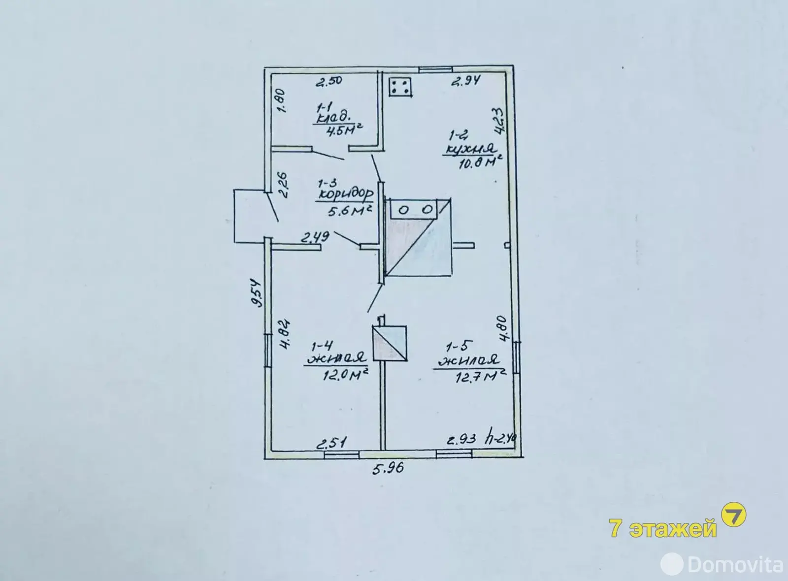дом, Великое Село, ул. Центральная, стоимость продажи 16 870 р.