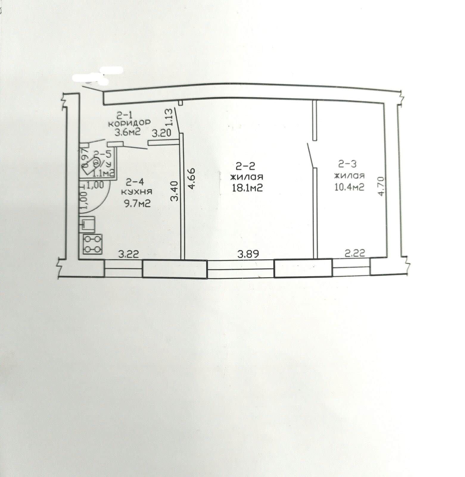 Купить 2-комнатную квартиру в Гомеле, ул. Проезжая, д. 5, 27000 USD, код: 1051939 - фото 2