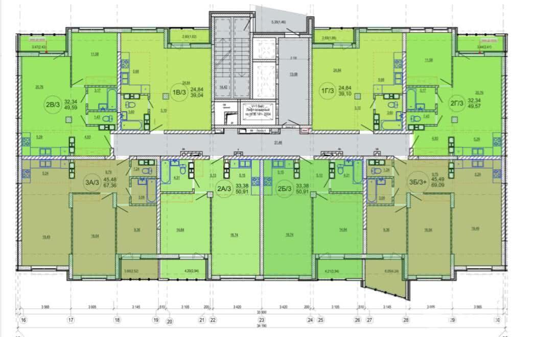 Купить 2-комнатную квартиру в Минске, ул. Кузьмы Минина, д. 6, 66183 USD, код: 1032413 - фото 3