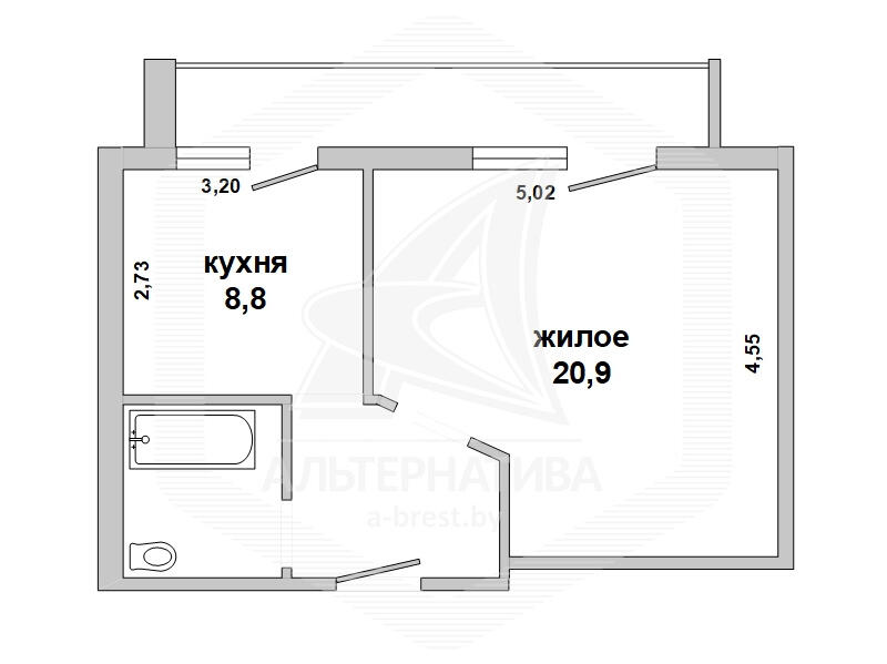 квартира, Брест, ул. Дубровская в Ленинском районе