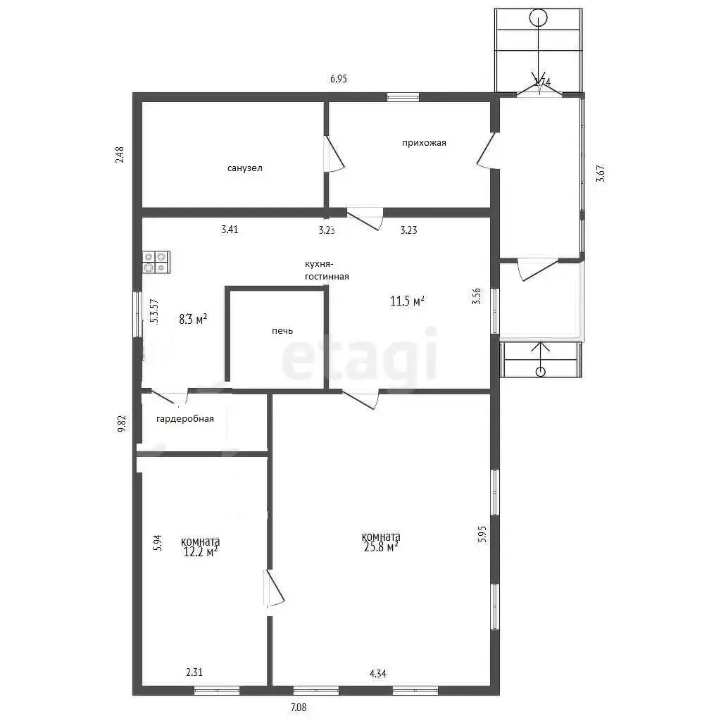 дом, Стукатичи, - лучшее предложение