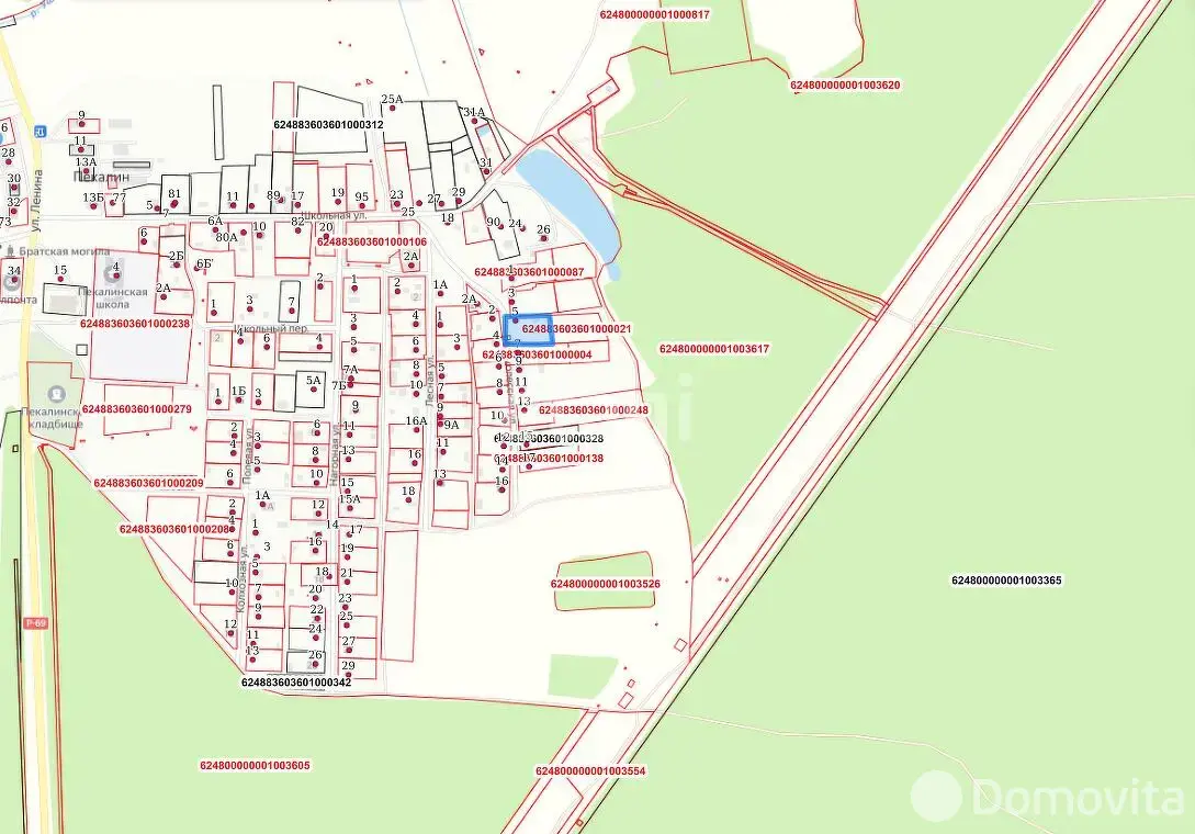 дом, Пекалин, ул. Великолесская, стоимость продажи 183 381 р.