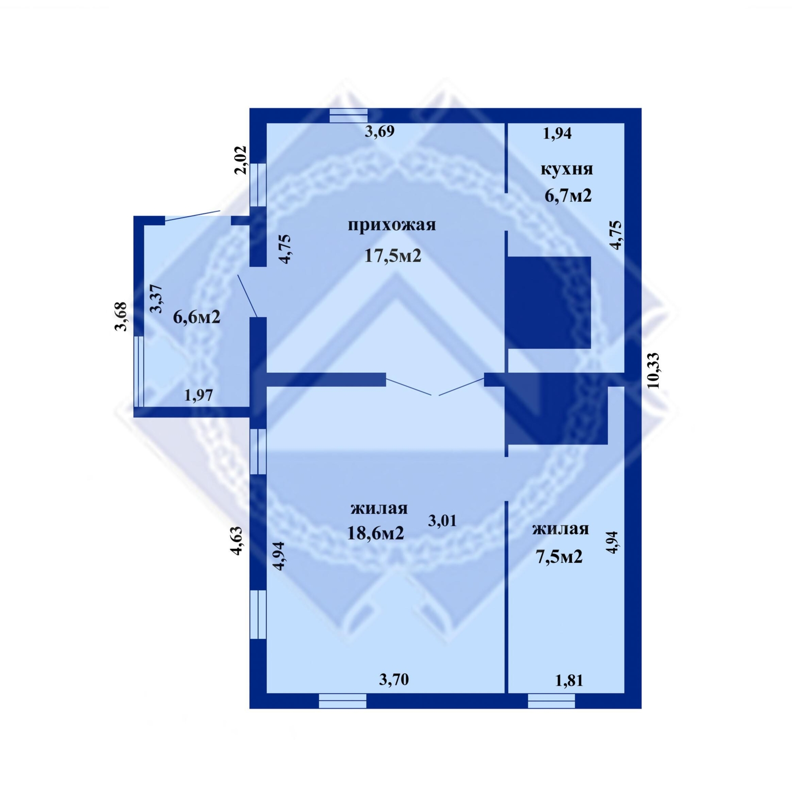 коттедж, Заперинье, д. 10 