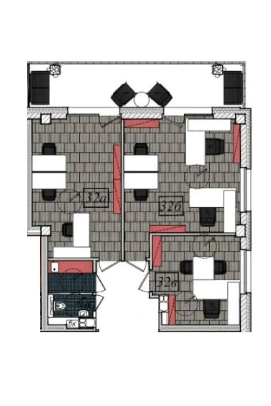 Снять офис на ул. Мясникова, д. 27 в Минске, 1000USD, код 15792 - фото 14