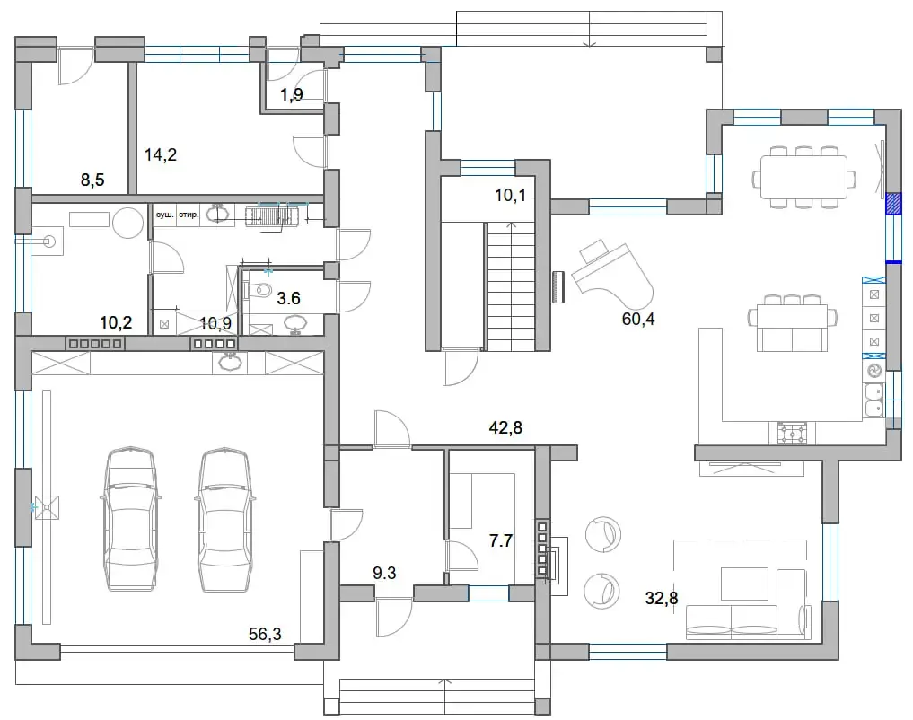 дом, Дроздово,