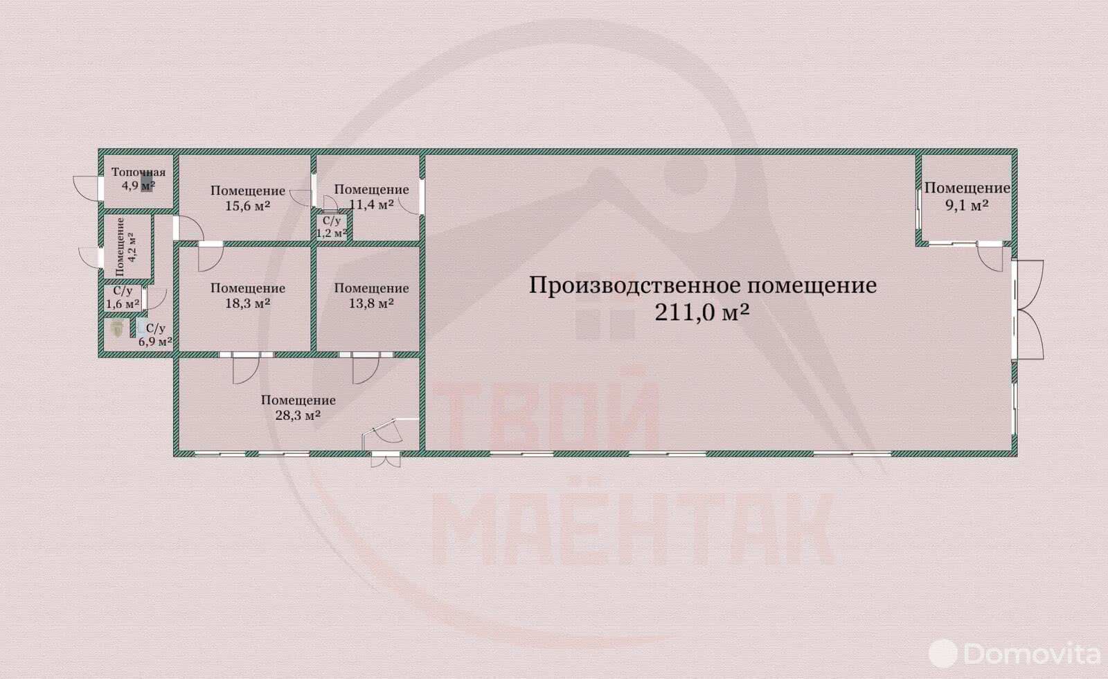 Купить складское помещение на ул. Нормандия-Неман в Борисове - фото 25
