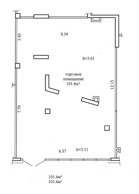 Снять торговое помещение на ул. Жореса Алфёрова, д. 10 в Минске, 1300USD, код 965627 - фото 3