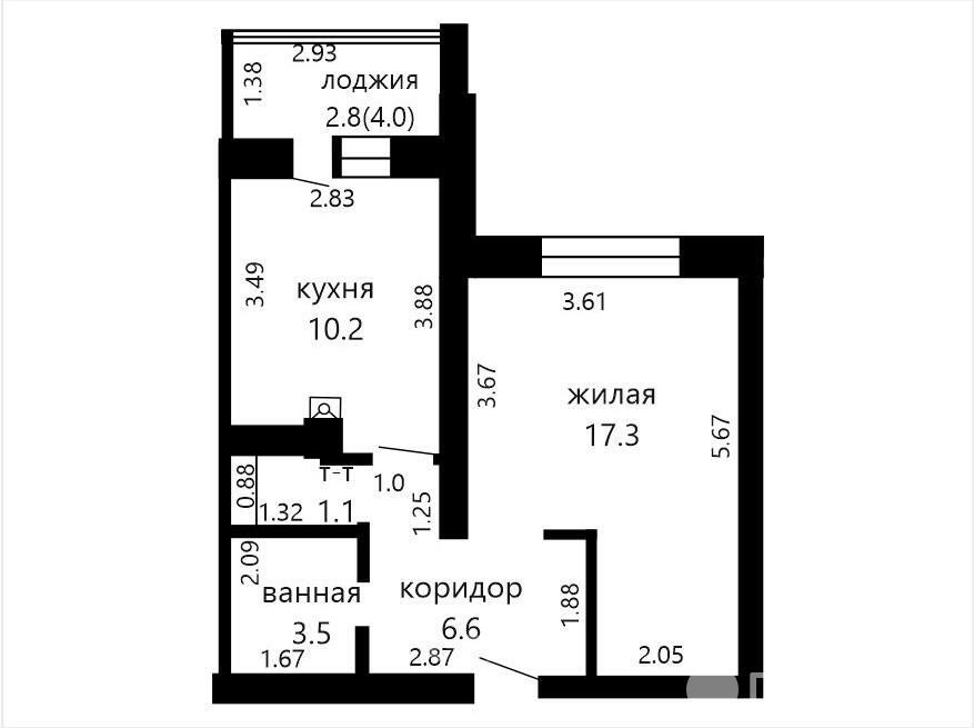 Стоимость продажи квартиры, Фаниполь, ул. Брестская, д. 11/Б