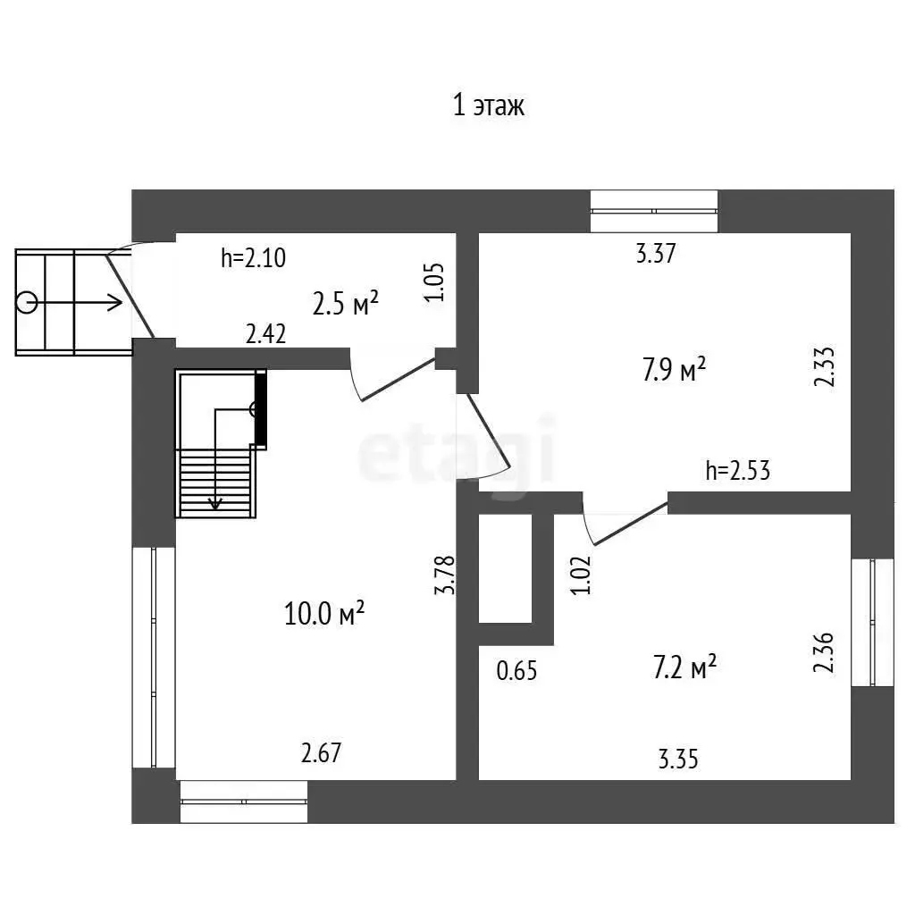 Продажа 2-этажной дачи в Колос БГУ Минская область, 43000BYN, код 186541 - фото 17