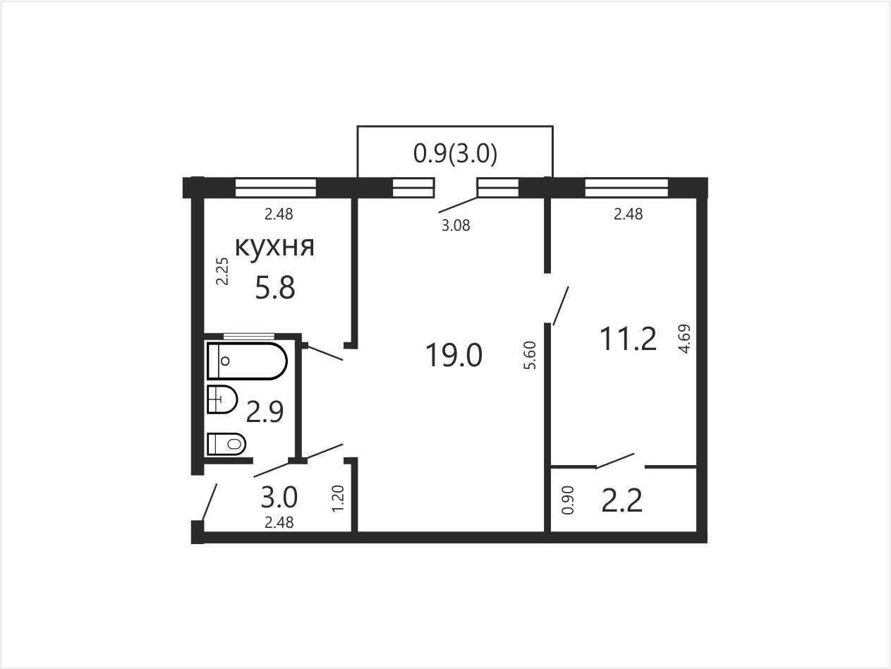продажа квартиры, Минск, ул. Калиновского, д. 43
