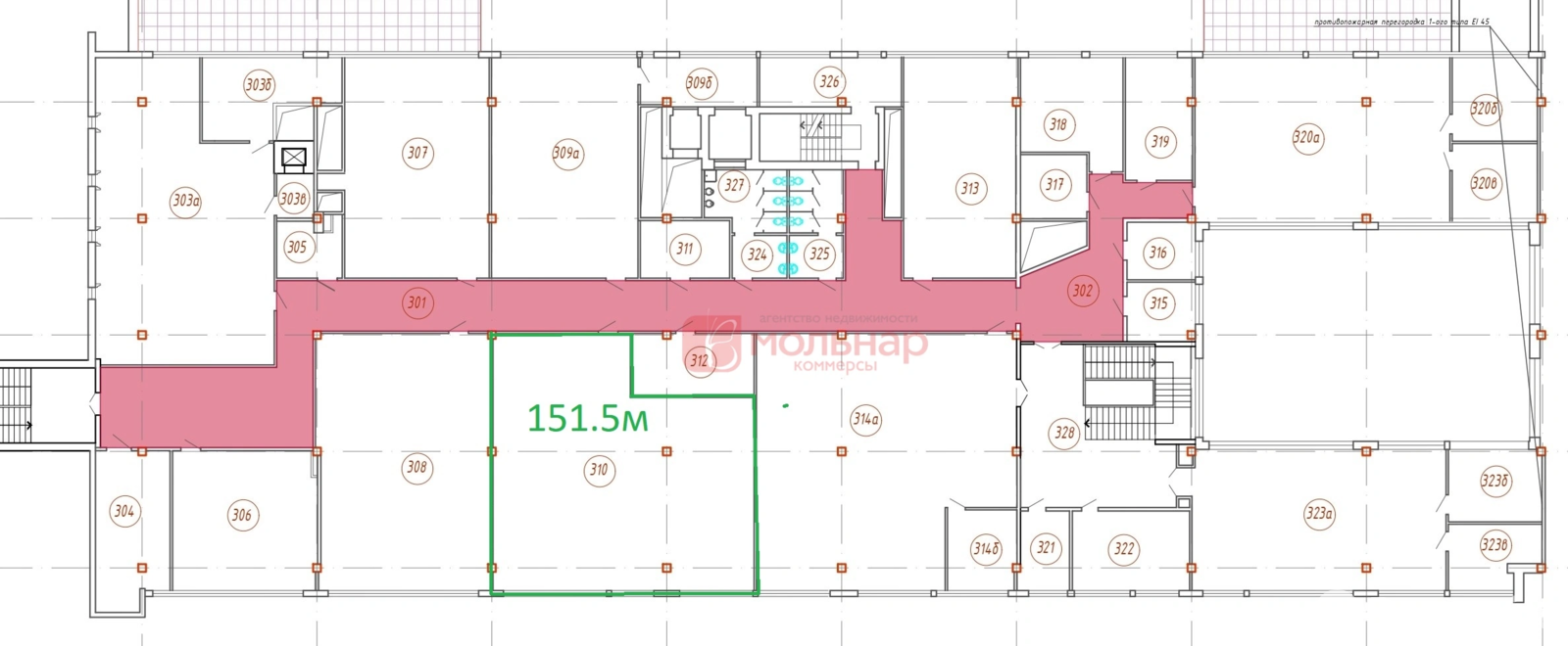 Аренда офиса на ул. Притыцкого, д. 62 в Минске, 1363EUR, код 14660 - фото 9