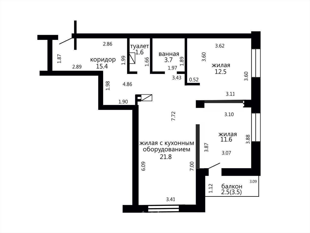 Стоимость продажи квартиры, Минск, ул. Щорса, д. 4/Б