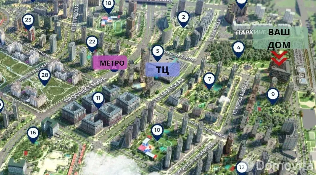торговый объект, Минск, ул. Николы Теслы, д. 33 на ст. метро Аэродромная