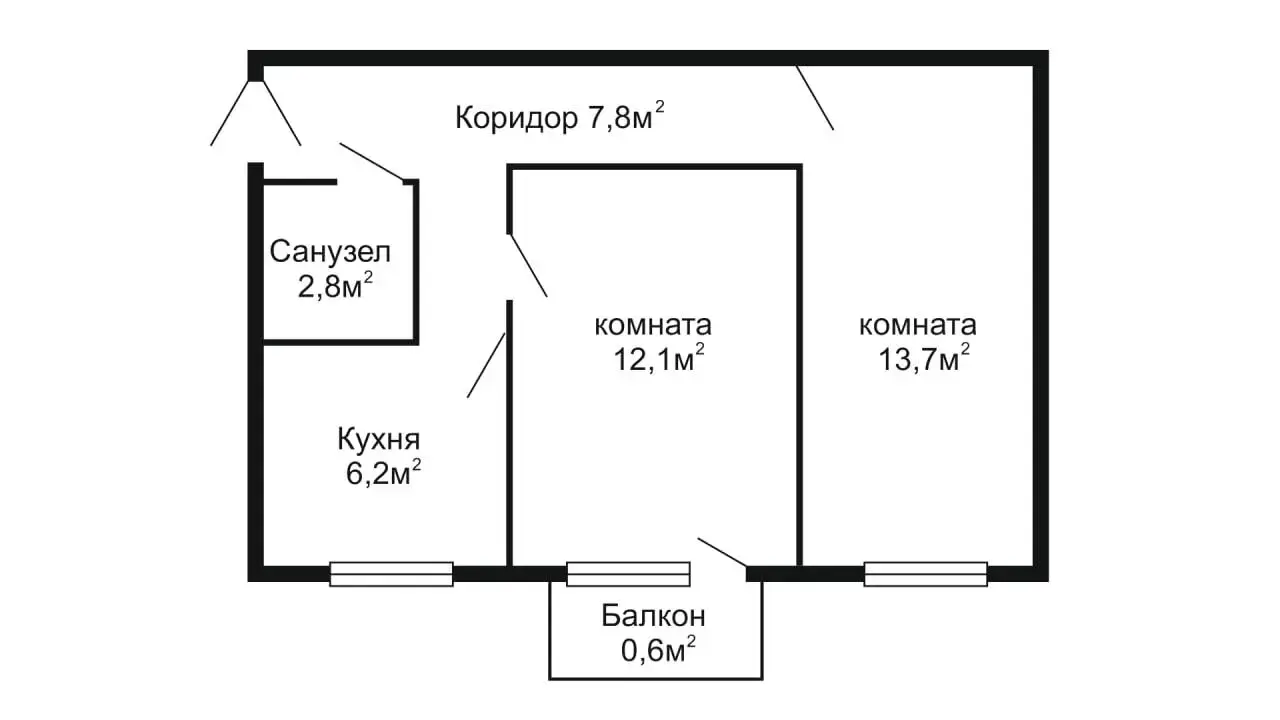 Цена продажи комнаты, Минск, ул. Ольшевского, д. 6