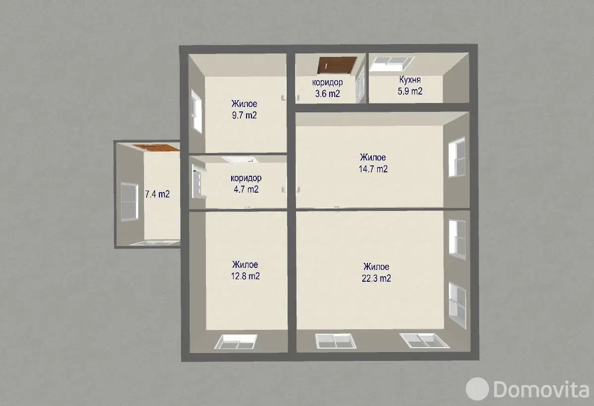 коттедж, Молодечно, ул. Обухова