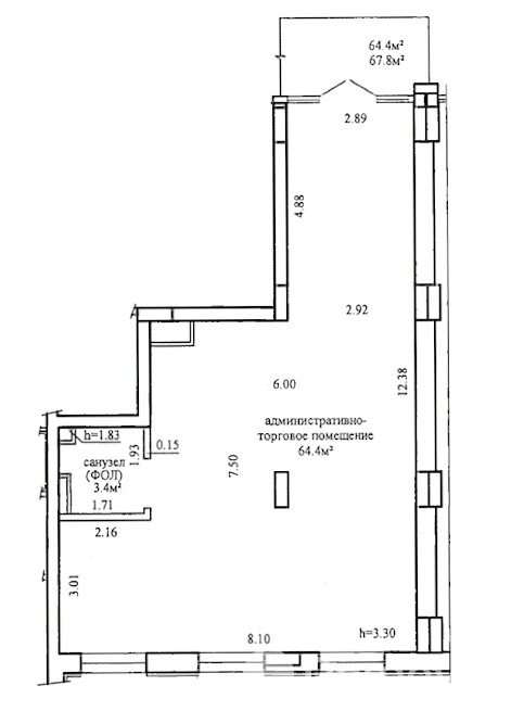 торговый объект, Минск, ул. Нововиленская, д. 61