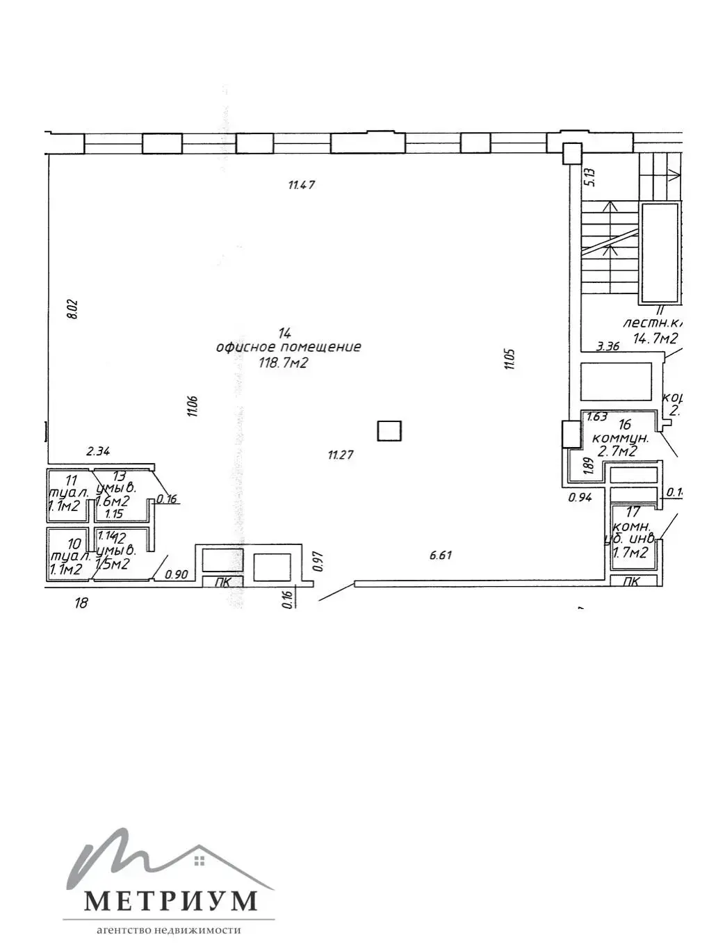Помещение под сферу услуг в Минске, ул. Ленина, д. 50, код 3365 - фото 14
