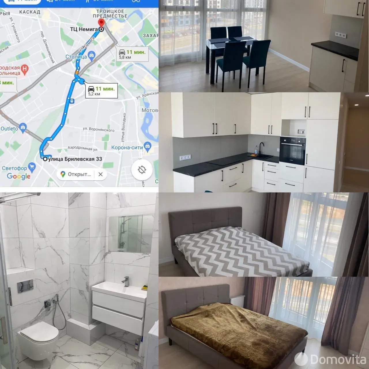 Снять 2-комнатную квартиру в Минске, ул. Брилевская, д. 33, 650USD, код 149191 - фото 1