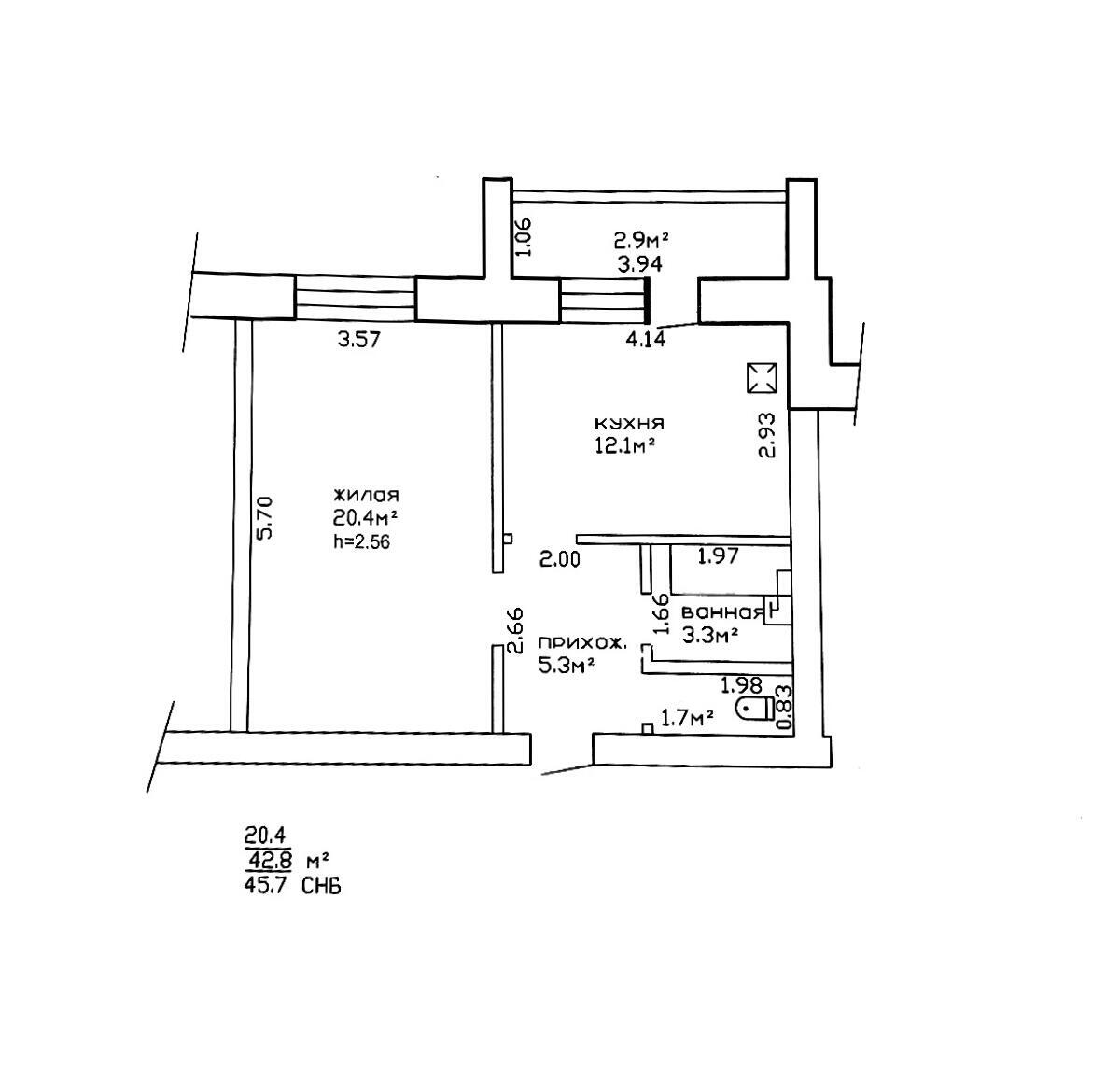 квартира, Березки, ул. Белорусская, д. 15, стоимость продажи 82 815 р.