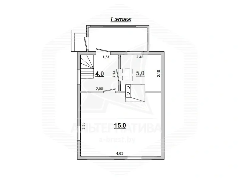 Продажа 2-этажной дачи в Строитель Брестская область, 27000USD, код 185351 - фото 4