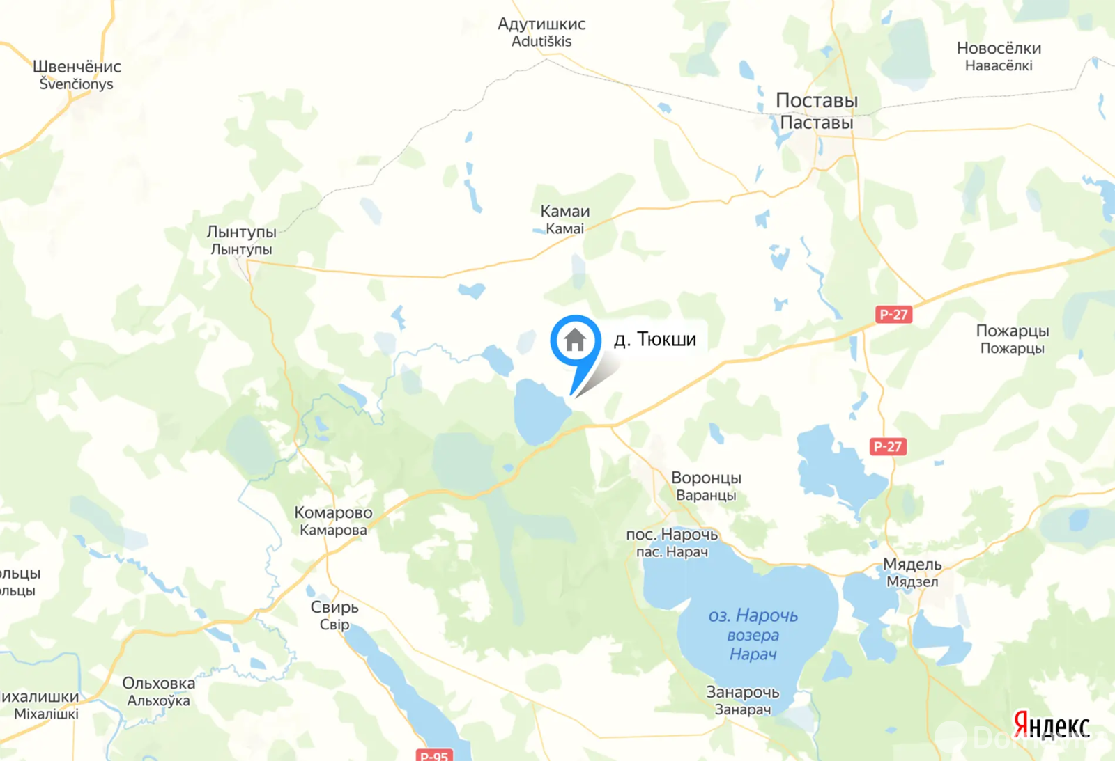 продажа участка, Тюкши, 