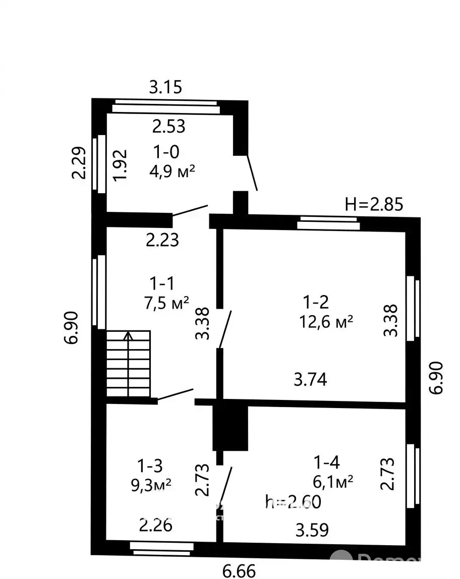 Продажа 2-этажной дачи в НАЛАДЧИК Минская область, 129931BYN, код 186519 - фото 49