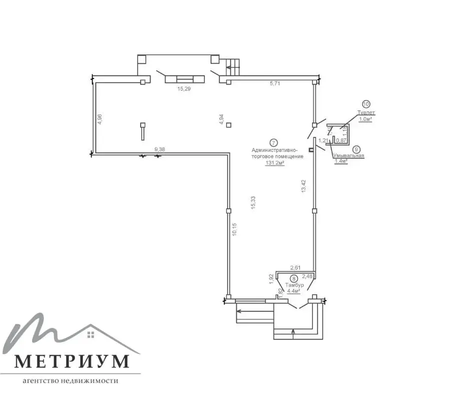 торговый объект, Минск, ул. Никифорова, д. 43