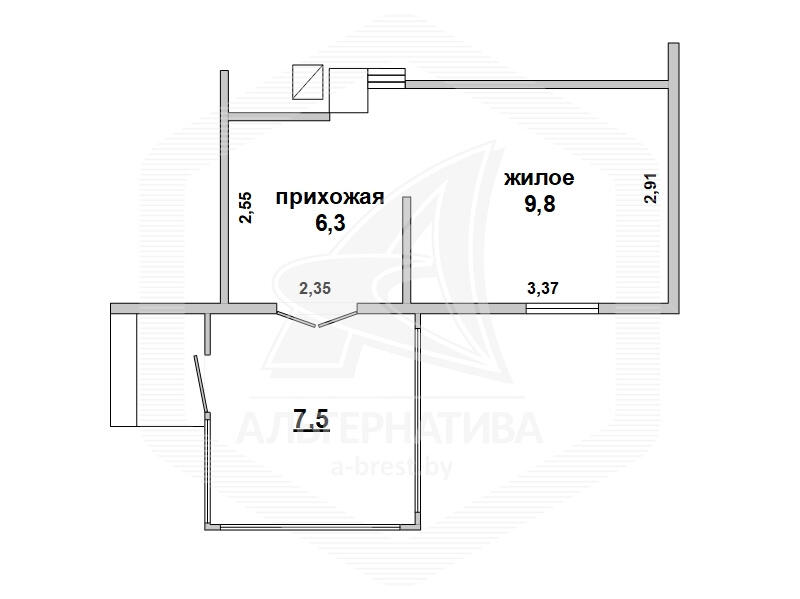 Стоимость продажи квартиры, Брест, ул. Писателя Смирнова
