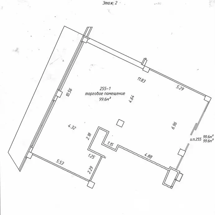 торговый объект, Минск, ул. Петра Мстиславца, д. 10, стоимость аренды 3 035 р./мес.
