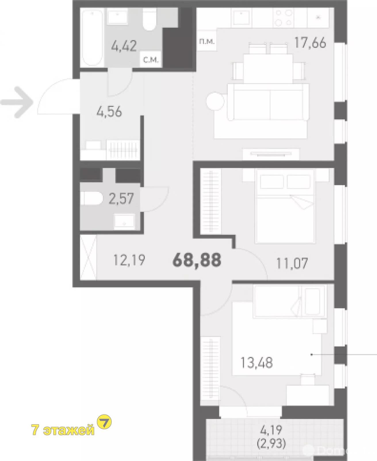 Продажа 3-комнатной квартиры в Копище, ул. Николая Камова, 98668 USD, код: 997197 - фото 4