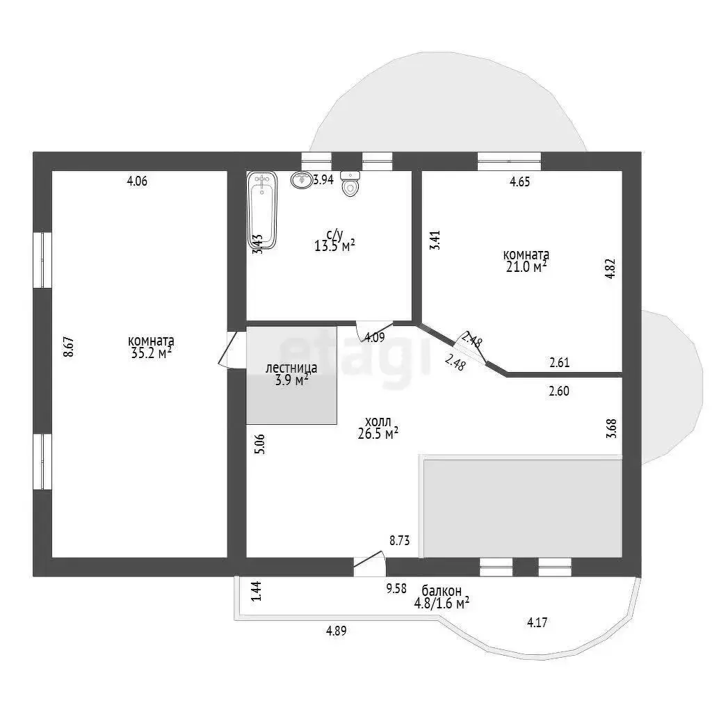 дом, Старое Село, ул. Тихая