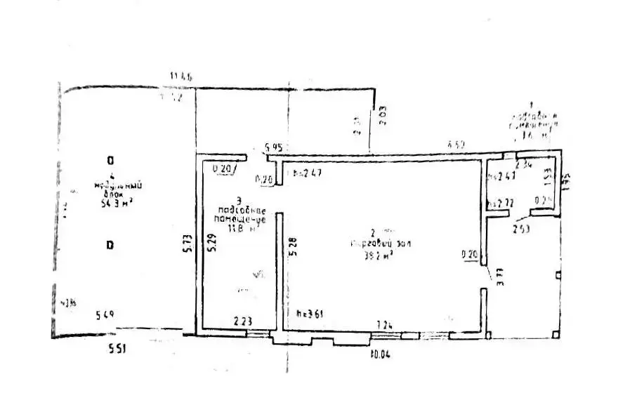 Цена продажи торгового объекта, Ходаково, 