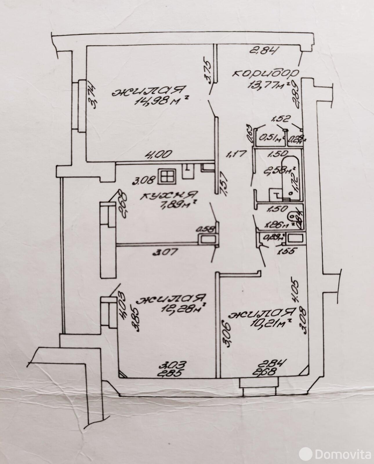 Продажа 3-комнатной квартиры в Гомеле, ул. Героев-подпольщиков, д. 15, 55000 USD, код: 1117778 - фото 1