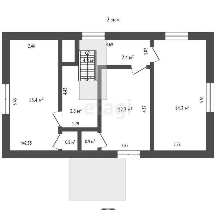дом, Ветераны войны Загорья, д. 89, стоимость продажи 174 231 р.