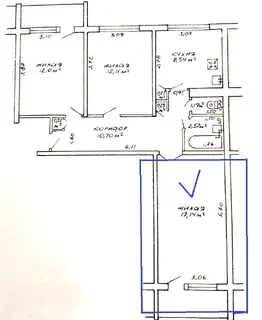 Комната, Гомель, ул. Быховская, д. 101