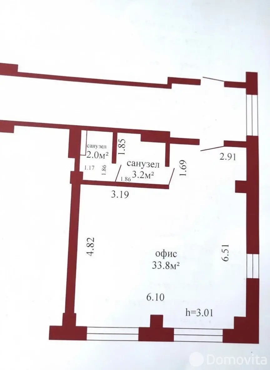 Купить офис на ул. 17 Сентября, д. 49А в Гродно, 197000BYN, код 10624 - фото 5