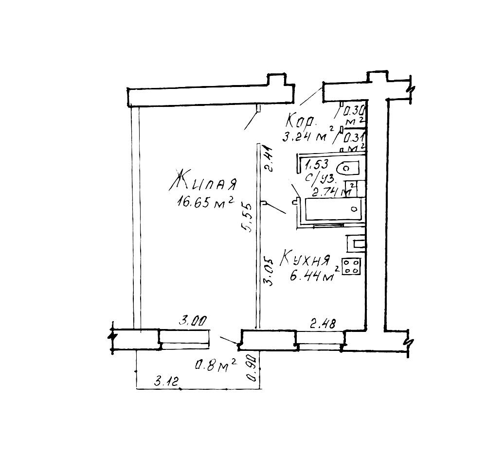 квартира, Минск, ул. Запорожская, д. 28 