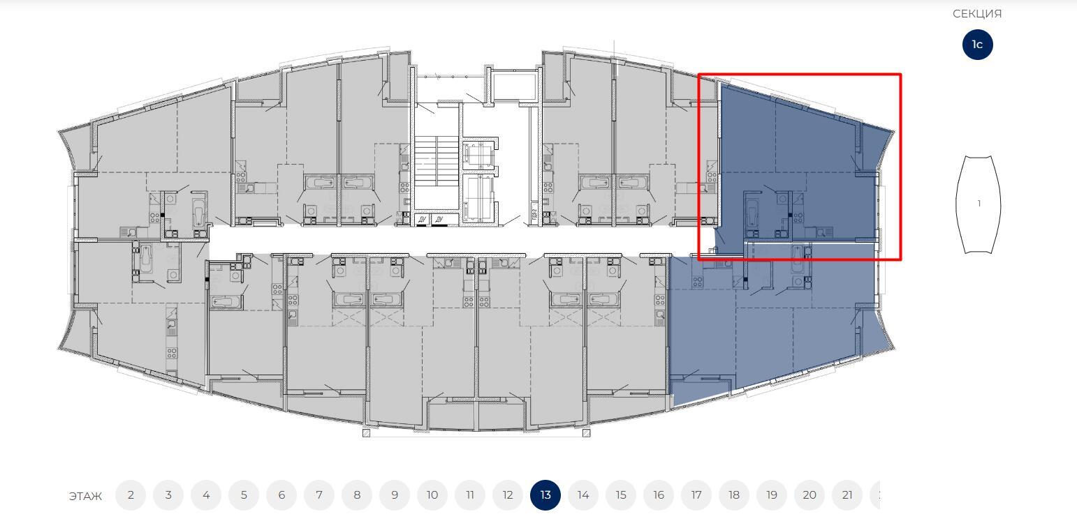 Продажа 3-комнатной квартиры в Минске, ул. Леонида Щемелёва, д. 26, 70749 EUR, код: 1037023 - фото 4