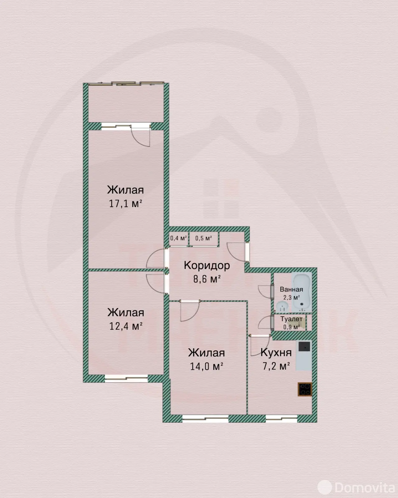 арендовать квартиру, Минск, ул. Жуковского, д. 21