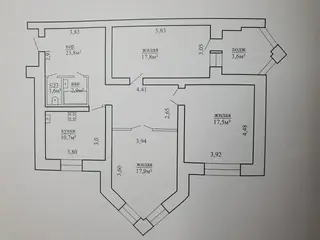 3-комнатная квартира, Могилев, ул. Гришина, д. 71