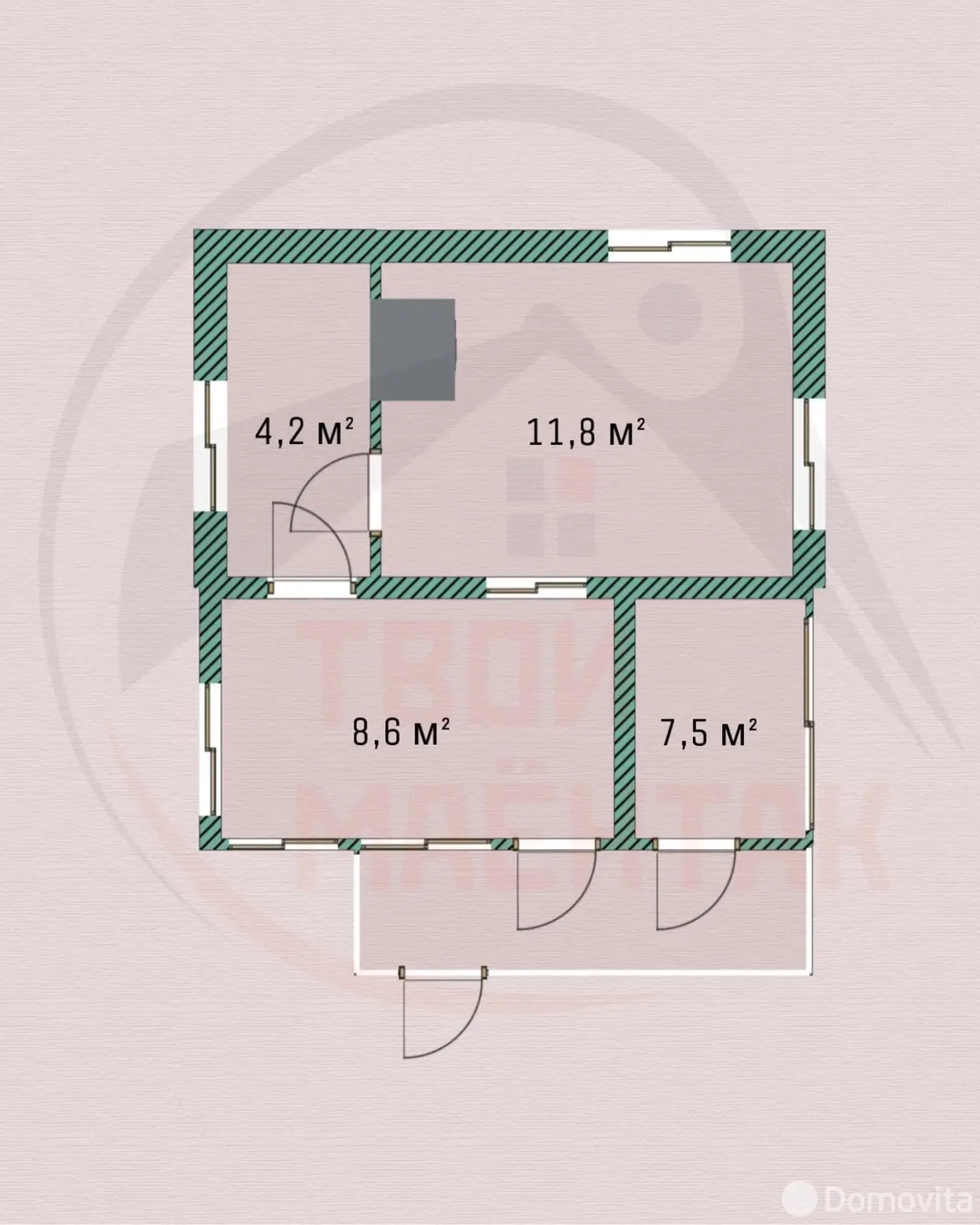 Продажа 1-этажной дачи в Вязань Минская область, 17000USD, код 184185 - фото 17