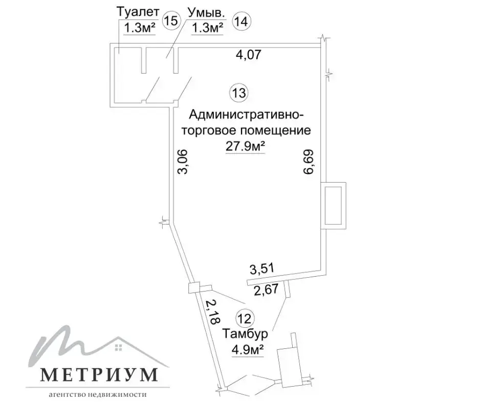 торговый объект, Минск, ул. Веры Хоружей, д. 17 в Советском районе