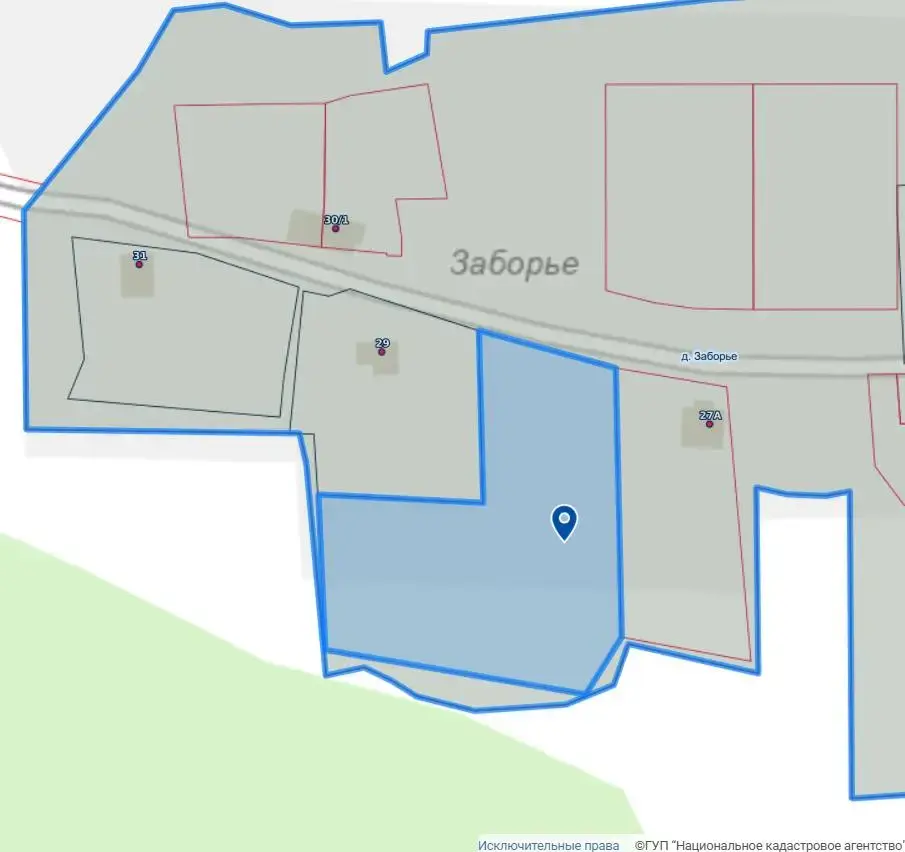 участок, Заборье,