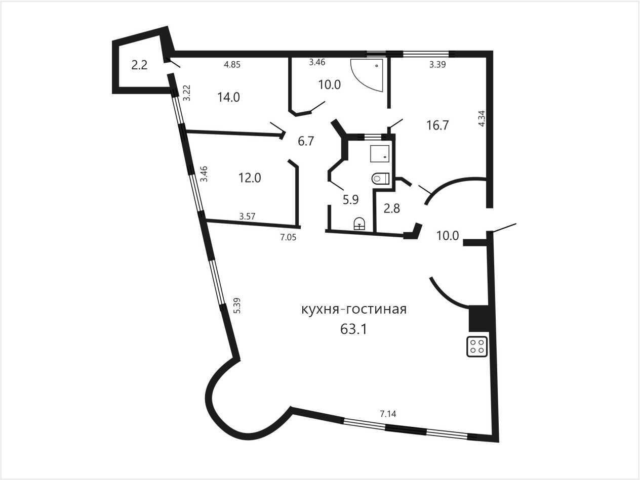 продажа квартиры, Минск, ул. Азгура, д. 1