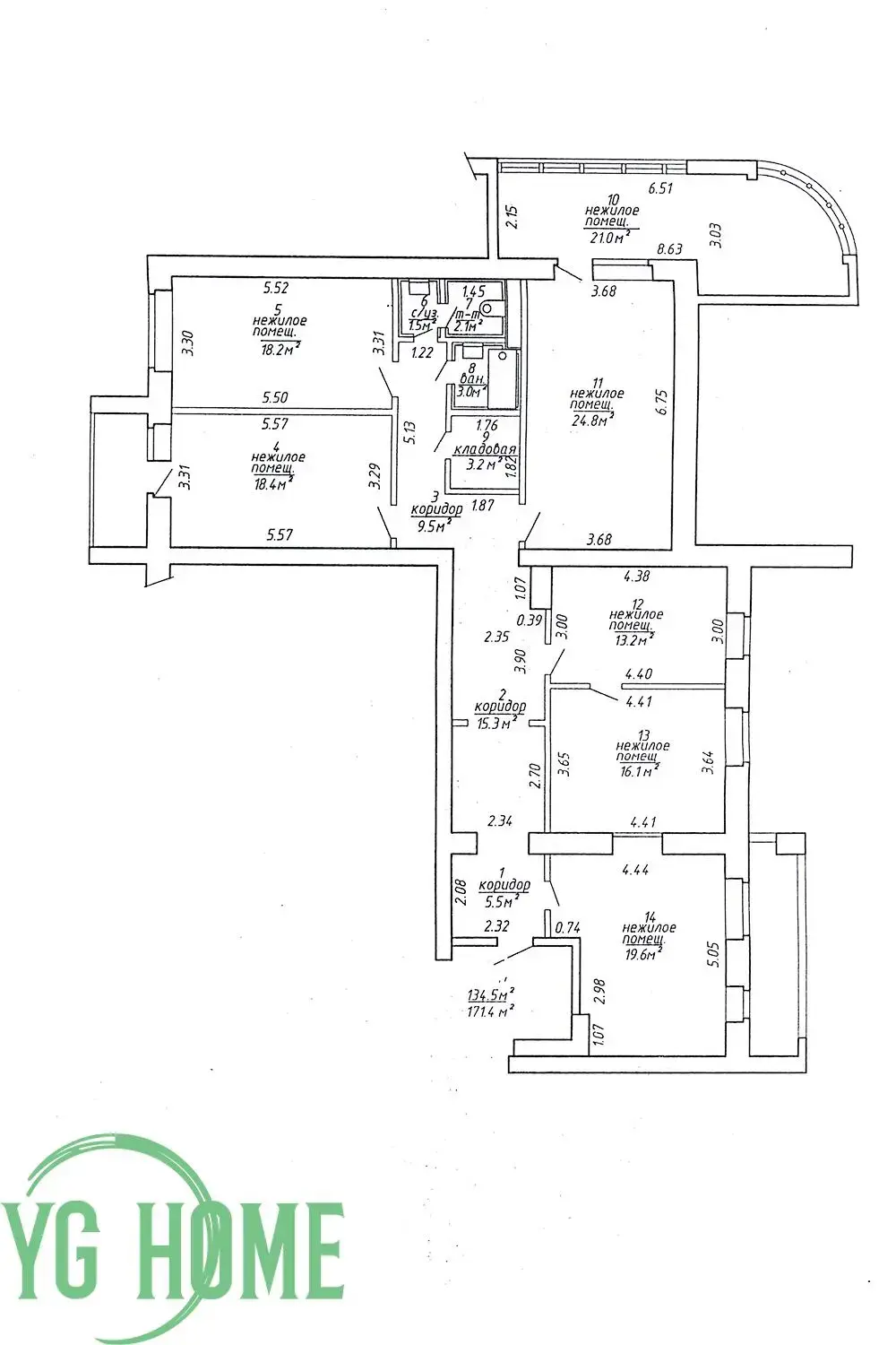 Купить офис на пер. Калининградский, д. 8 в Минске, 200000USD, код 9222 - фото 40